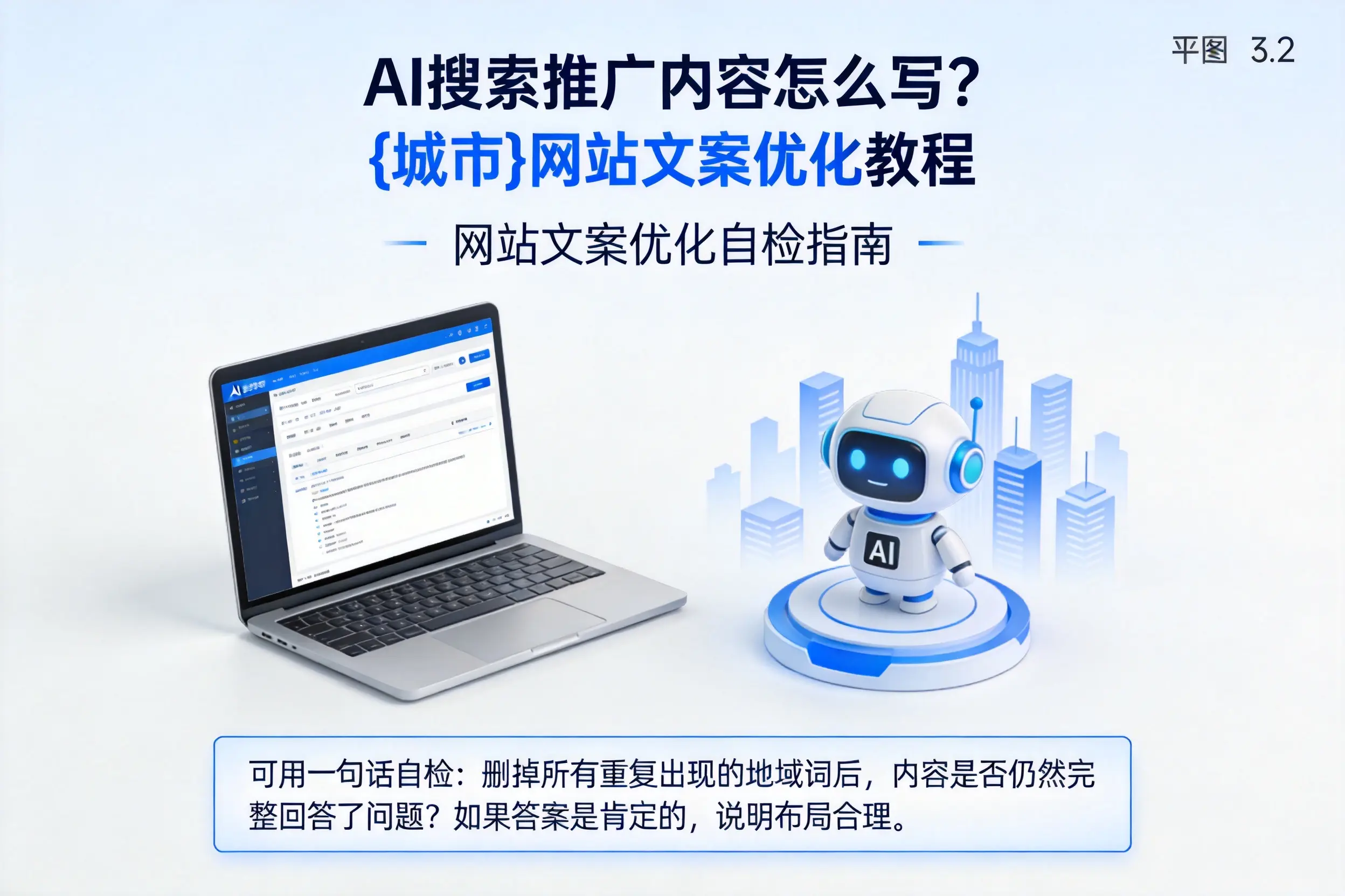 AI搜索推广内容怎么写？承德网站文案优化教程