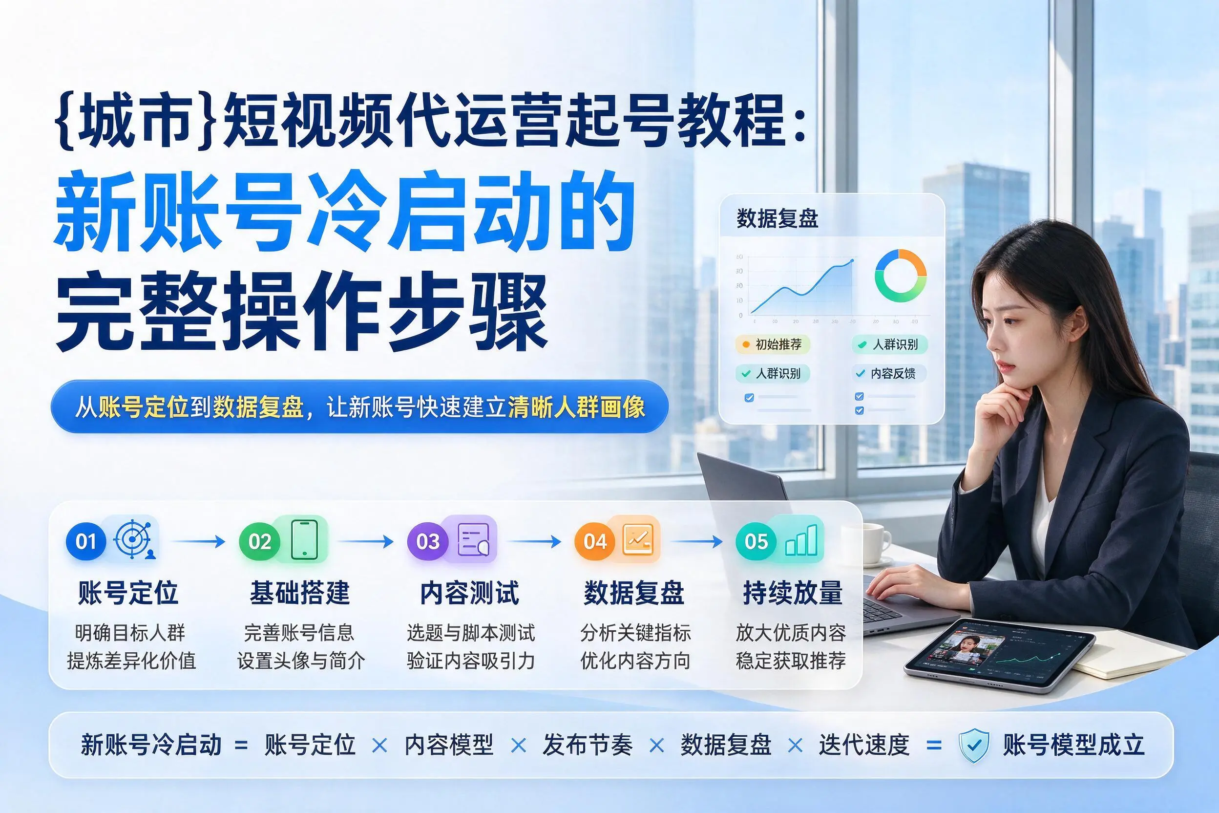 承德短视频代运营起号教程：新账号冷启动的完整操作步骤