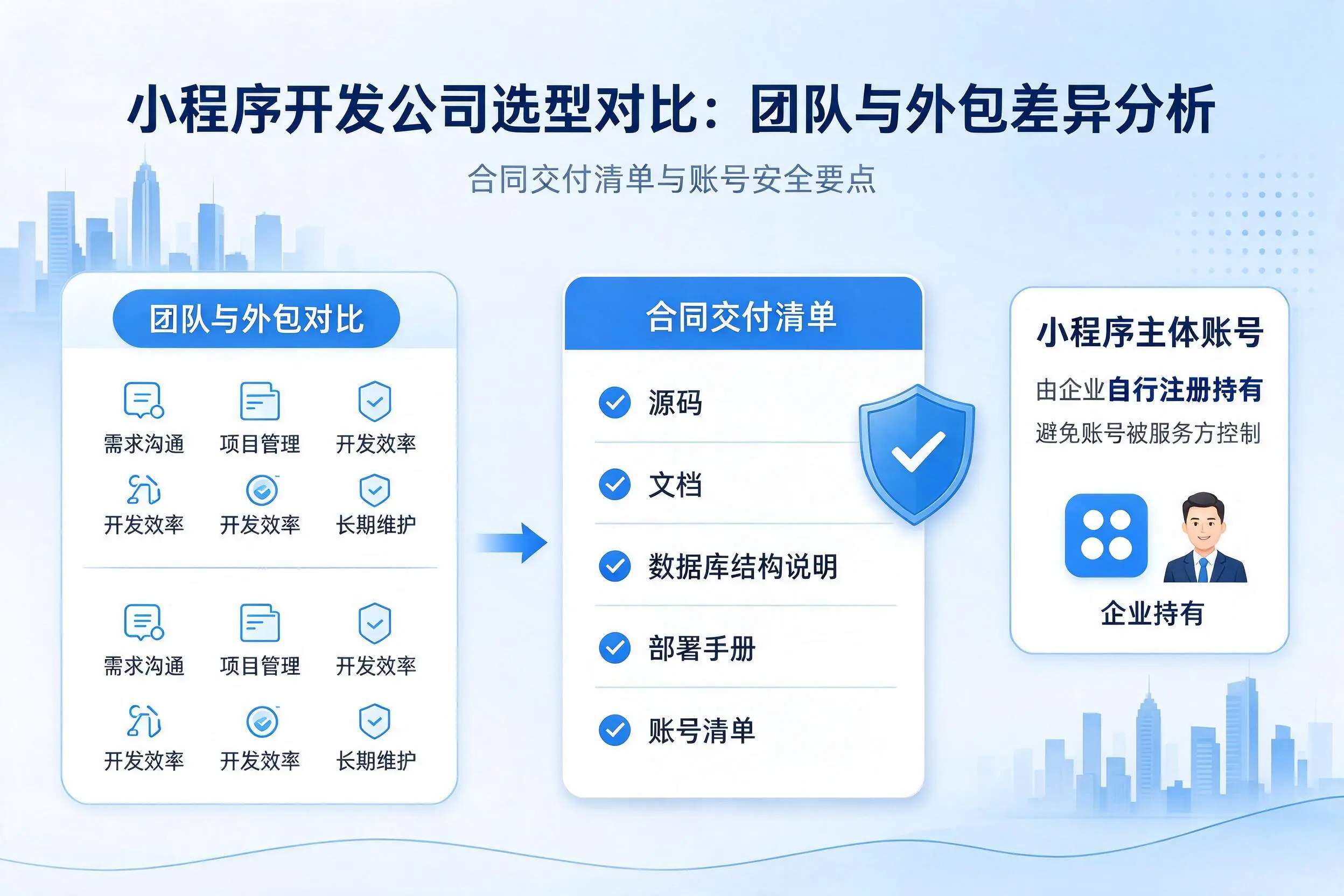承德小程序开发公司选型对比：团队与外包差异分析