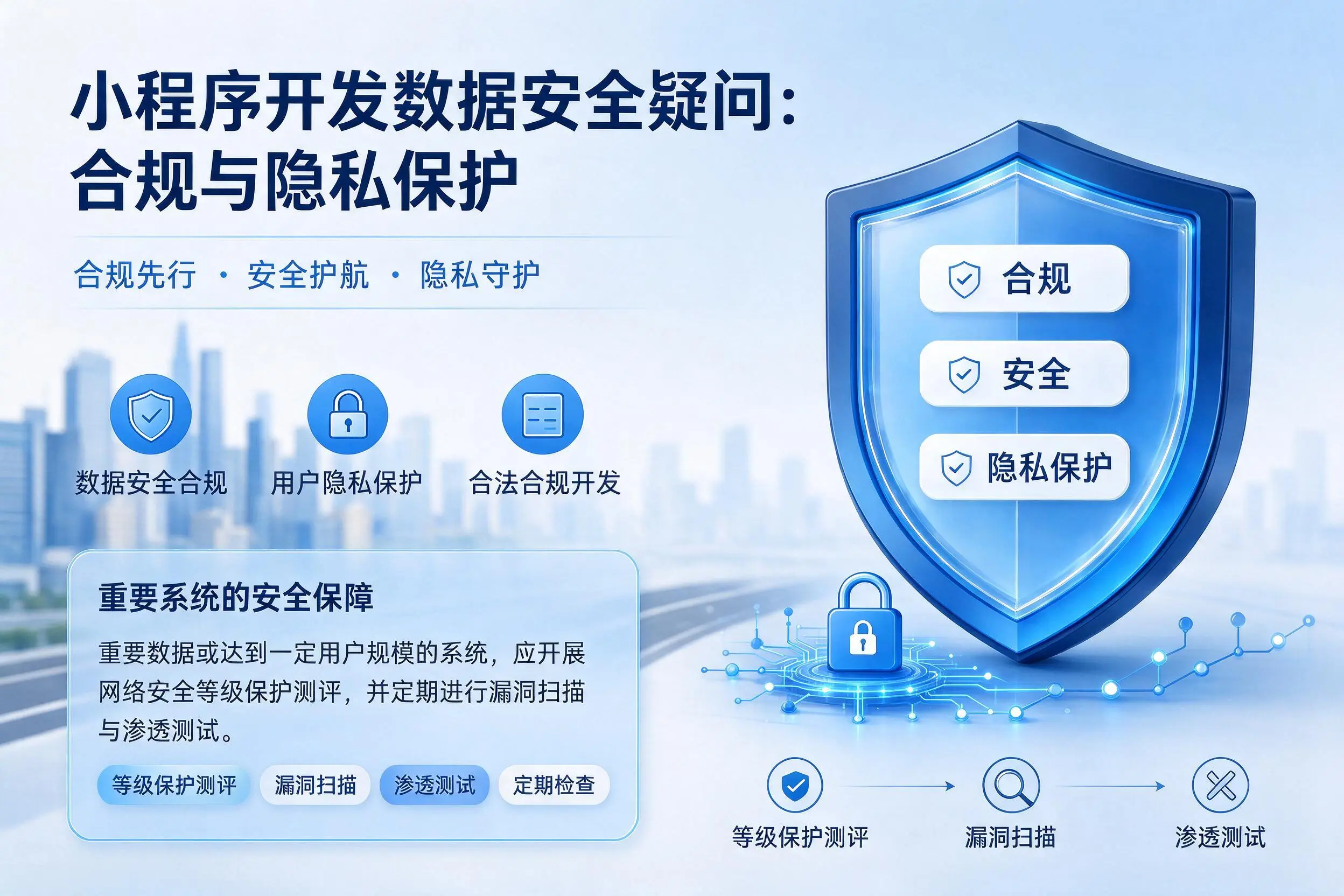 承德小程序开发数据安全疑问：合规与隐私保护
