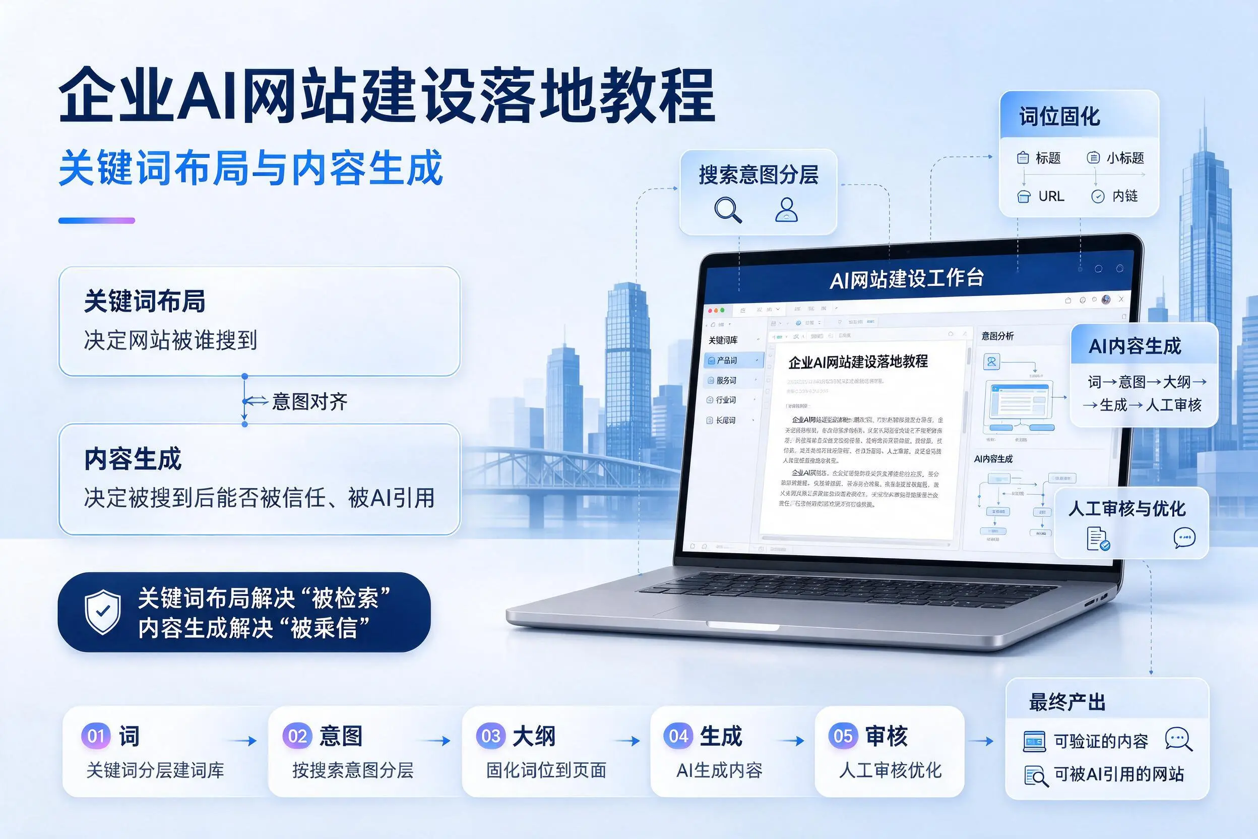 承德企业AI网站建设落地教程：关键词布局与内容生成